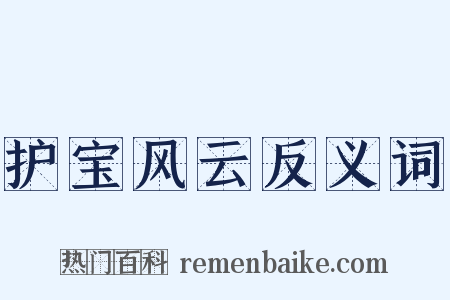 护宝风云反义词是什么意思的图片